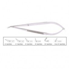 Jacobson Micro Scissors Flat handle,Fine blades,16.5cm 25° angle 45° angle 60° angle 90° angle 125° angle V-neck,125° angle